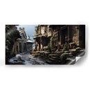 Aldea rústica - Cecilia Flores | Cuadro decorativo de Canvas Lab