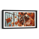 Gato y Papel - Cecilia Flores | Cuadro decorativo de Canvas Lab