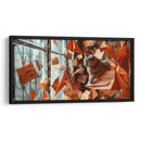 Gato y Papel - Cecilia Flores | Cuadro decorativo de Canvas Lab