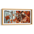 Gato y Papel - Cecilia Flores | Cuadro decorativo de Canvas Lab