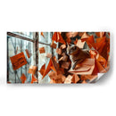 Gato y Papel - Cecilia Flores | Cuadro decorativo de Canvas Lab