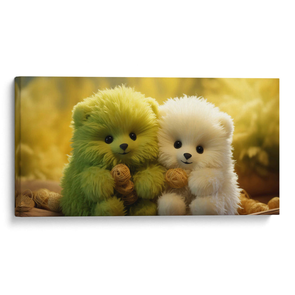 Ositos de peluche - Cecilia Flores | Cuadro decorativo de Canvas Lab