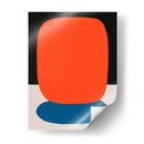 Azul y rojo 5 - Vitor Costa | Cuadro decorativo de Canvas Lab