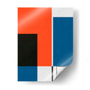 Azul y rojo 7 - Vitor Costa | Cuadro decorativo de Canvas Lab