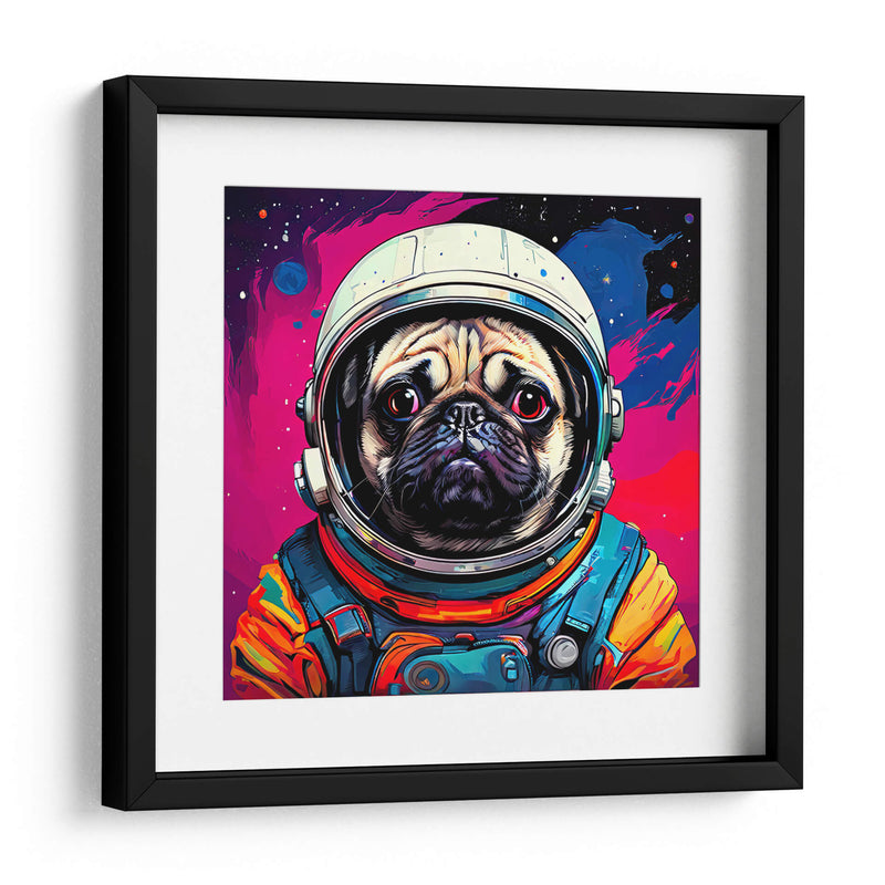 Pug Astronauta Pop Art - LizmarArt | Cuadro decorativo de Canvas Lab
