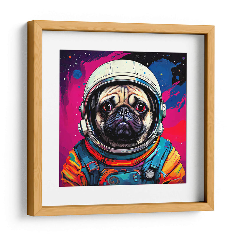 Pug Astronauta Pop Art - LizmarArt | Cuadro decorativo de Canvas Lab