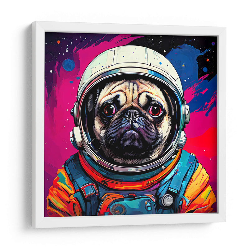 Pug Astronauta Pop Art - LizmarArt | Cuadro decorativo de Canvas Lab