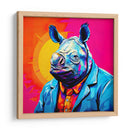 Señor Rinoceronte Pop Art - LizmarArt | Cuadro decorativo de Canvas Lab
