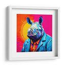 Señor Rinoceronte Pop Art - LizmarArt | Cuadro decorativo de Canvas Lab