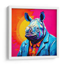 Señor Rinoceronte Pop Art - LizmarArt | Cuadro decorativo de Canvas Lab