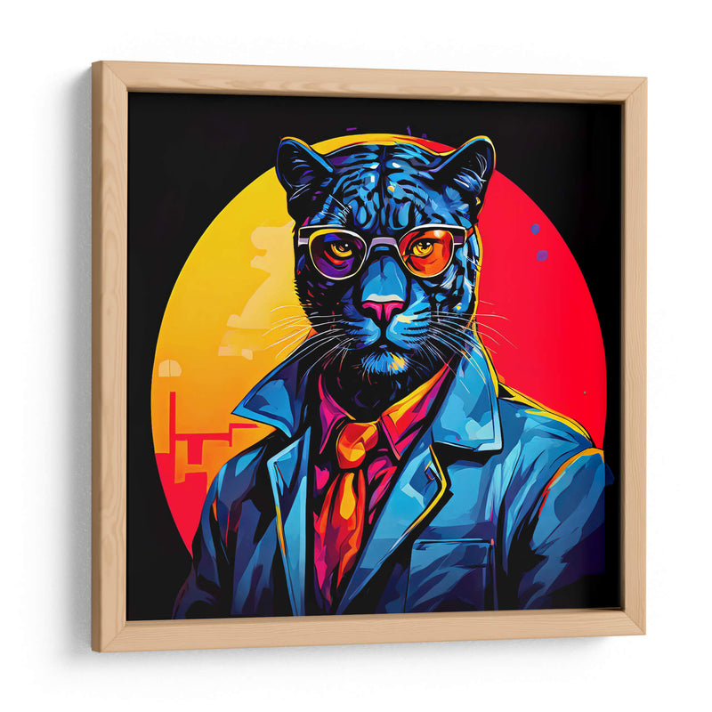 Felino Agente Secreto Pop Art - LizmarArt | Cuadro decorativo de Canvas Lab