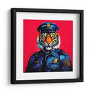 Tigre Policía Pop Art - LizmarArt | Cuadro decorativo de Canvas Lab