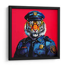 Tigre Policía Pop Art - LizmarArt | Cuadro decorativo de Canvas Lab