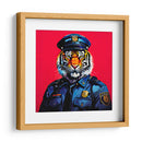 Tigre Policía Pop Art - LizmarArt | Cuadro decorativo de Canvas Lab