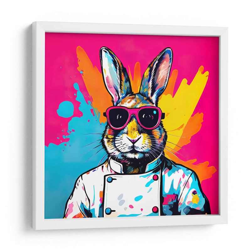 Conejo Chef Pop Art - LizmarArt | Cuadro decorativo de Canvas Lab