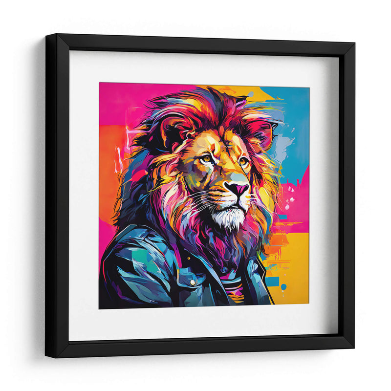 León Estrella de Rock Pop Art - LizmarArt | Cuadro decorativo de Canvas Lab
