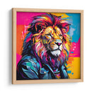 León Estrella de Rock Pop Art - LizmarArt | Cuadro decorativo de Canvas Lab