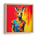 Canguro Modelo Pop Art - LizmarArt | Cuadro decorativo de Canvas Lab