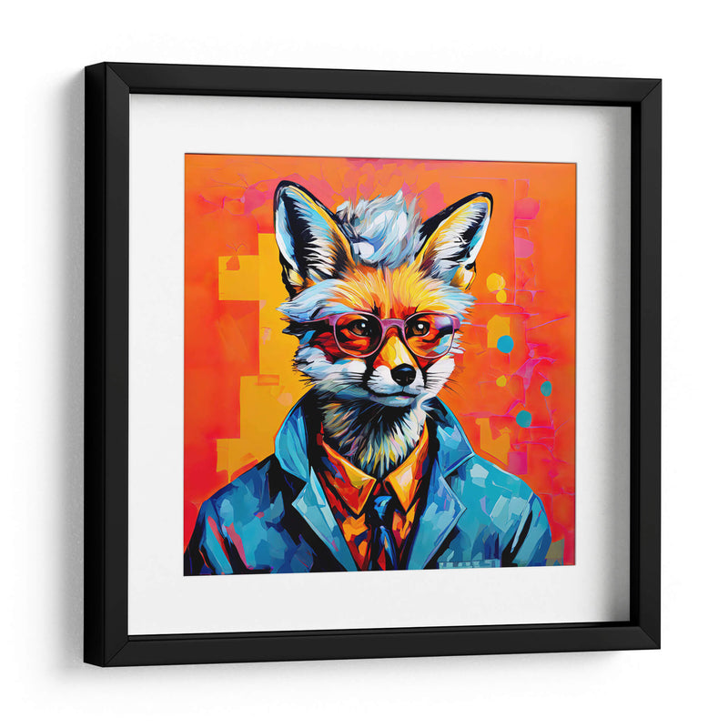 Zorro Científico Pop Art - LizmarArt | Cuadro decorativo de Canvas Lab