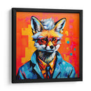 Zorro Científico Pop Art - LizmarArt | Cuadro decorativo de Canvas Lab