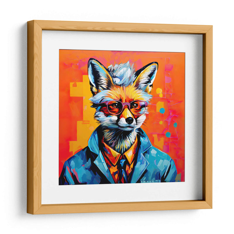 Zorro Científico Pop Art - LizmarArt | Cuadro decorativo de Canvas Lab