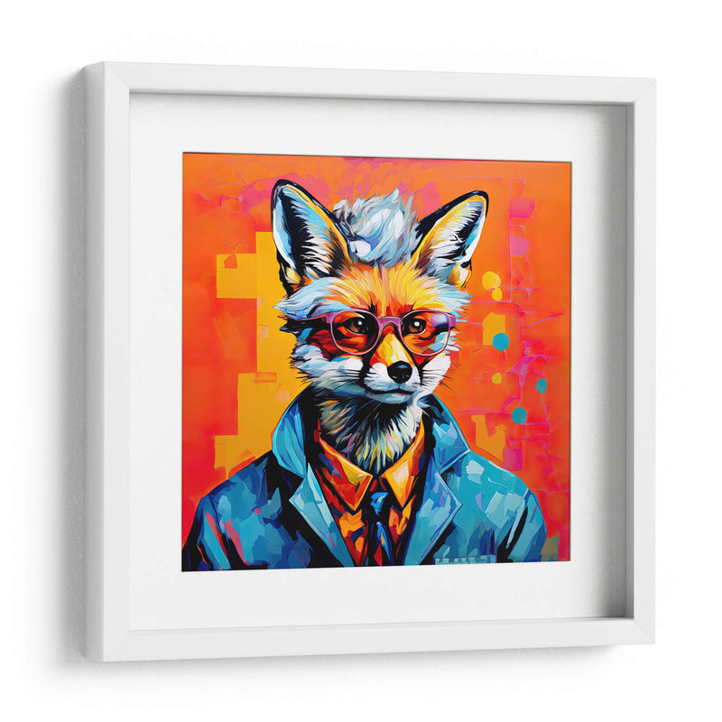 Zorro Científico Pop Art - LizmarArt | Cuadro decorativo de Canvas Lab