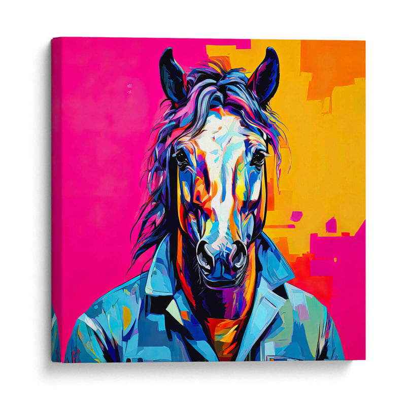 Señor Caballo Pop Art - LizmarArt | Cuadro decorativo de Canvas Lab