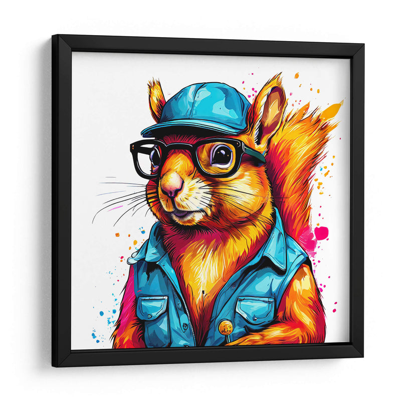 Ardilla Pintora Pop Art - LizmarArt | Cuadro decorativo de Canvas Lab