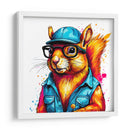 Ardilla Pintora Pop Art - LizmarArt | Cuadro decorativo de Canvas Lab