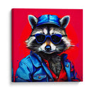 Mapache Mecánico Pop Art - LizmarArt | Cuadro decorativo de Canvas Lab