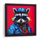 Mapache Mecánico Pop Art - LizmarArt | Cuadro decorativo de Canvas Lab