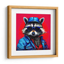 Mapache Mecánico Pop Art - LizmarArt | Cuadro decorativo de Canvas Lab