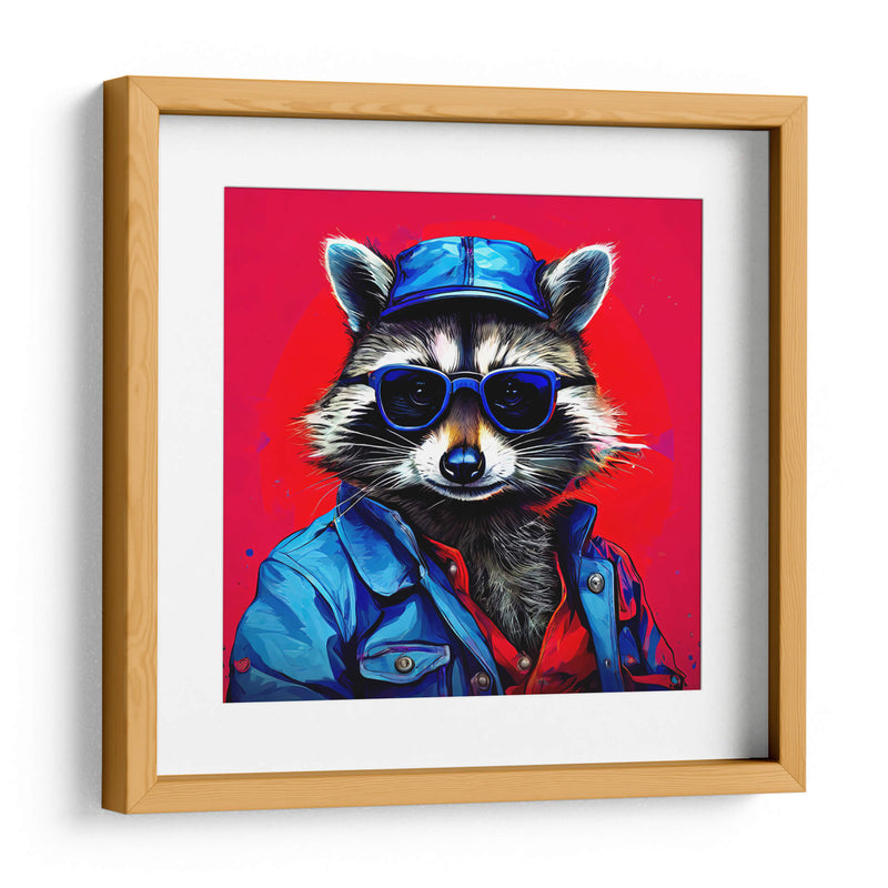 Mapache Mecánico Pop Art - LizmarArt | Cuadro decorativo de Canvas Lab