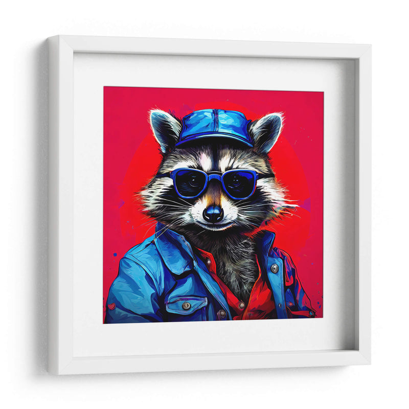 Mapache Mecánico Pop Art - LizmarArt | Cuadro decorativo de Canvas Lab