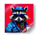 Mapache Mecánico Pop Art - LizmarArt | Cuadro decorativo de Canvas Lab