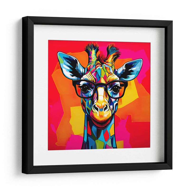 Jirafa Educadora Pop Art - LizmarArt | Cuadro decorativo de Canvas Lab