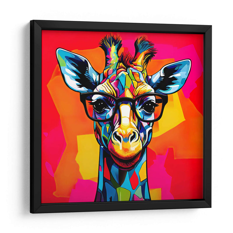 Jirafa Educadora Pop Art - LizmarArt | Cuadro decorativo de Canvas Lab