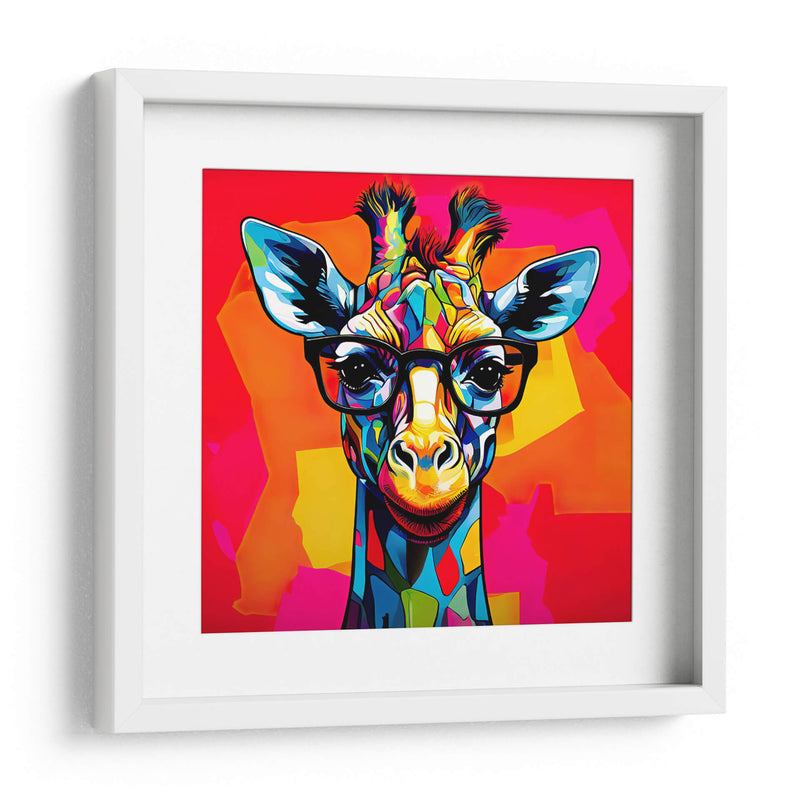 Jirafa Educadora Pop Art - LizmarArt | Cuadro decorativo de Canvas Lab