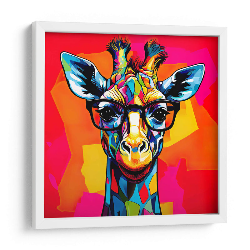 Jirafa Educadora Pop Art - LizmarArt | Cuadro decorativo de Canvas Lab
