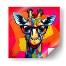 Jirafa Educadora Pop Art - LizmarArt | Cuadro decorativo de Canvas Lab