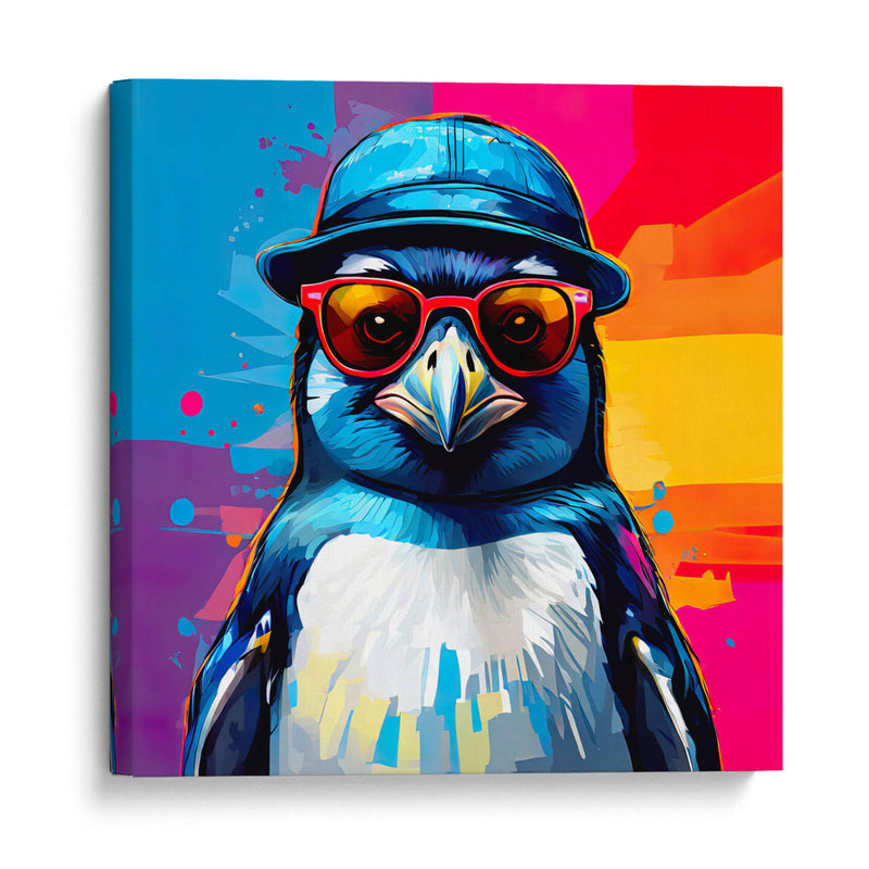 Pingüino Explorador Pop Art - LizmarArt | Cuadro decorativo de Canvas Lab