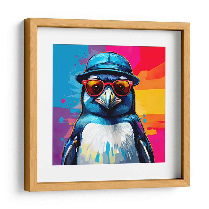 Pingüino Explorador Pop Art - LizmarArt | Cuadro decorativo de Canvas Lab