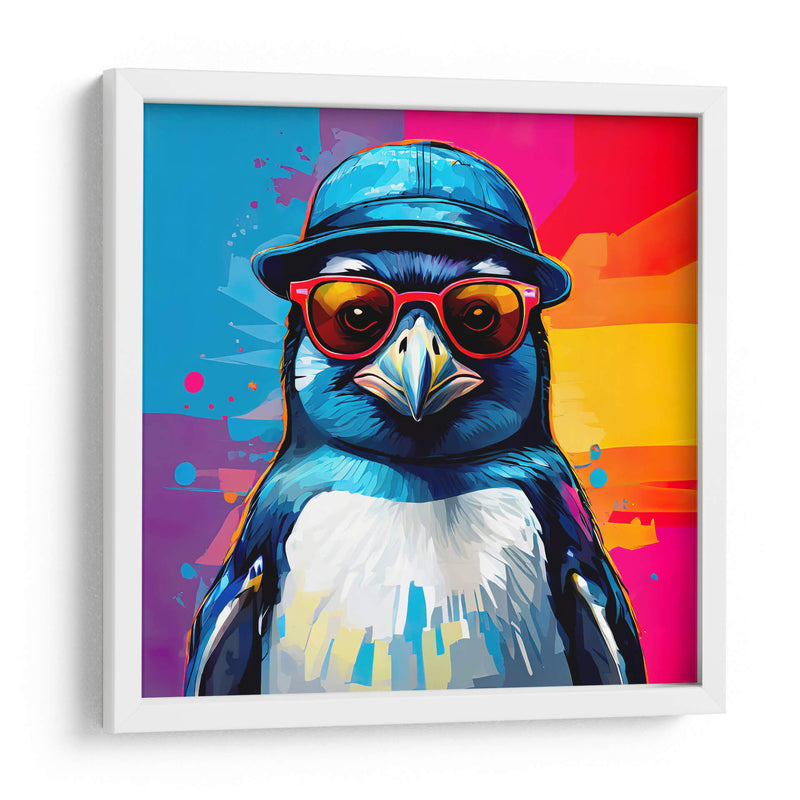 Pingüino Explorador Pop Art - LizmarArt | Cuadro decorativo de Canvas Lab