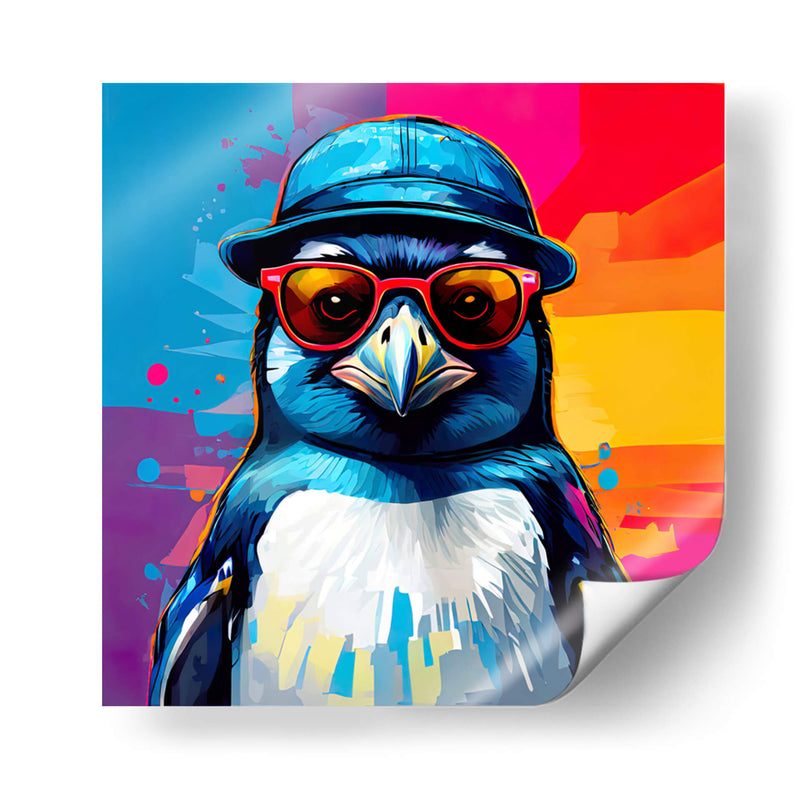 Pingüino Explorador Pop Art - LizmarArt | Cuadro decorativo de Canvas Lab