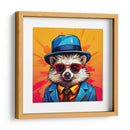 Erizo Detective Pop Art - LizmarArt | Cuadro decorativo de Canvas Lab