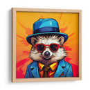 Erizo Detective Pop Art - LizmarArt | Cuadro decorativo de Canvas Lab