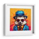 Erizo Detective Pop Art - LizmarArt | Cuadro decorativo de Canvas Lab