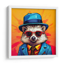 Erizo Detective Pop Art - LizmarArt | Cuadro decorativo de Canvas Lab