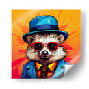 Erizo Detective Pop Art - LizmarArt | Cuadro decorativo de Canvas Lab