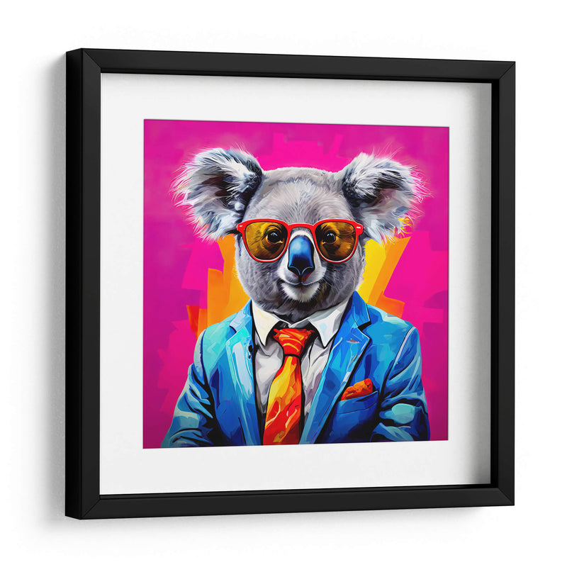 Koala Empresario Pop Art - LizmarArt | Cuadro decorativo de Canvas Lab